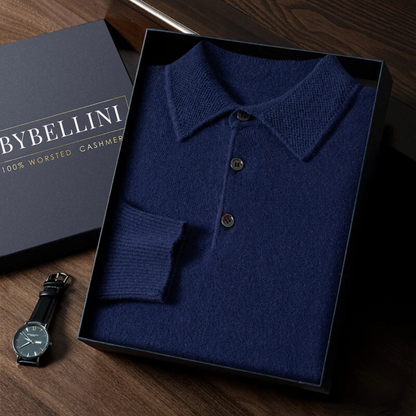 Polo Shirt For Men Breathable Natural Fabric With Ribbed Collar And Cuffs Versatile Smart Casual To Weekend Wear