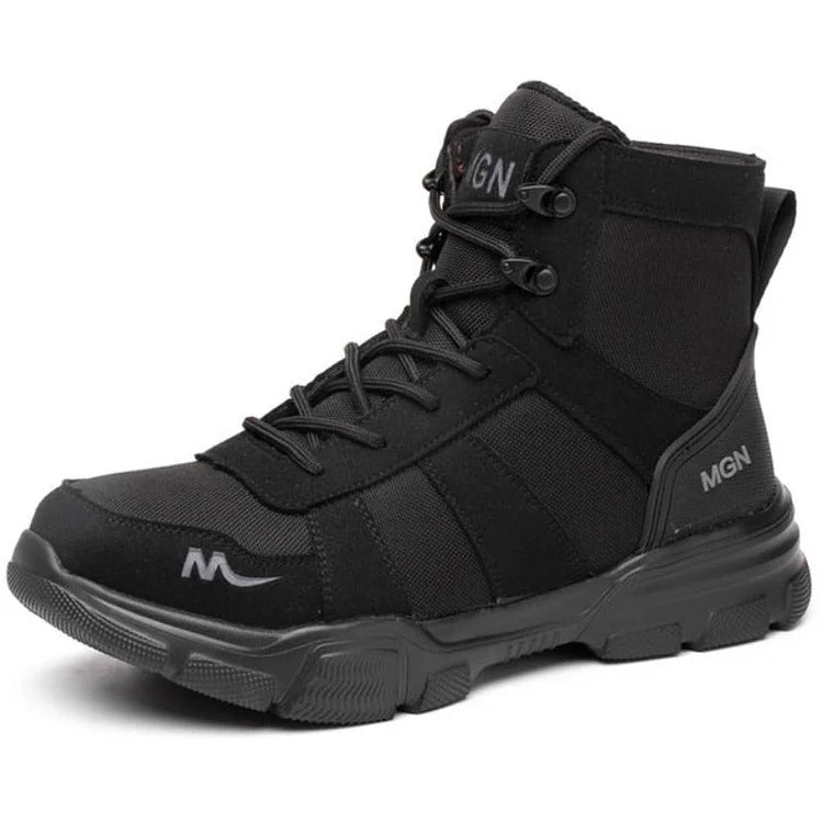 MOVA Waterproof Steel Toe HighTop Safety Boots For Construction Pros With Durable Leather And NonSlip Sole