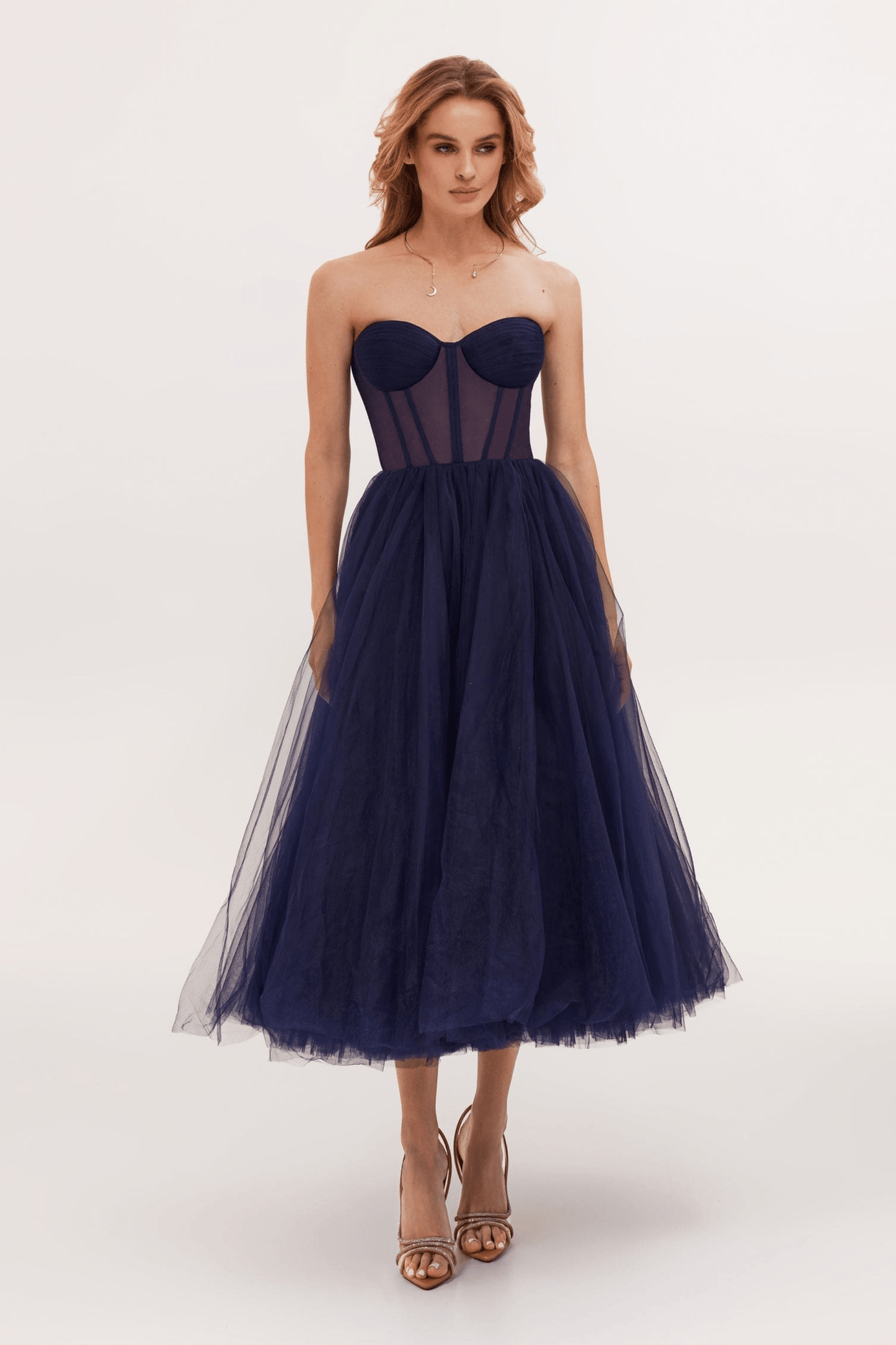 Doreen | Chic and Feminine Tulle Strapless Dress