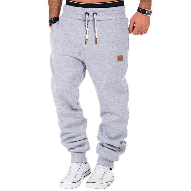 Max Comfort Men's Sweatpants - Fleece Solid Color With Drawstring And Elastic Waistband For All Day Comfort