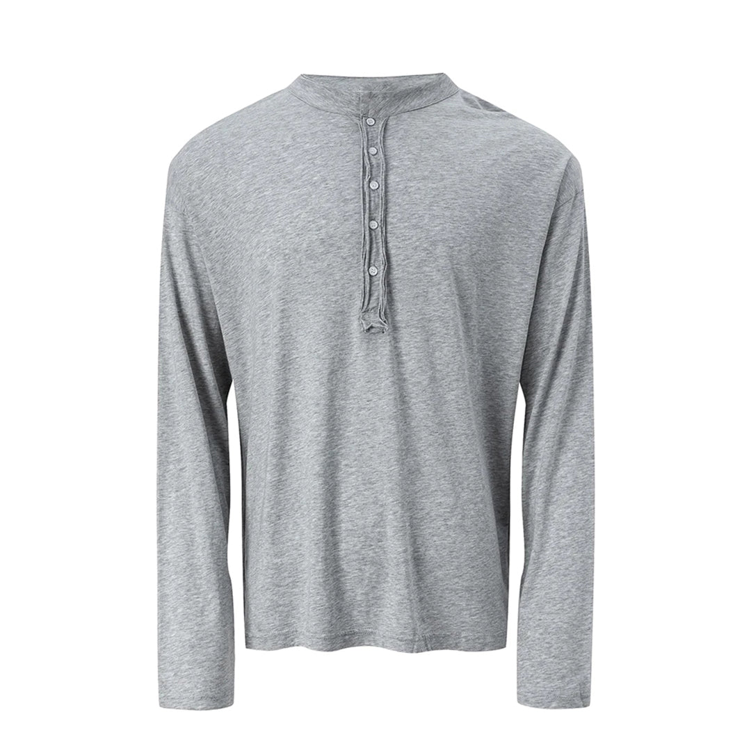 Worn Placket Henley