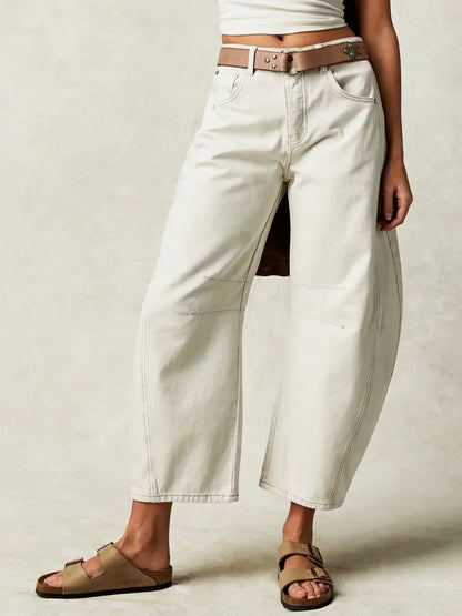Elizabeth | Women’s Winter Wide Leg Casual Loose Fit jeans