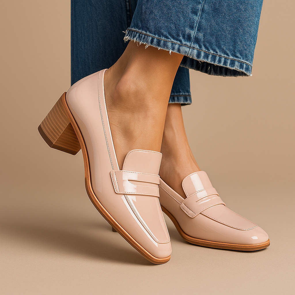 Women's Polished Loafers with Slip-On Design and Classic Style - TrendAura