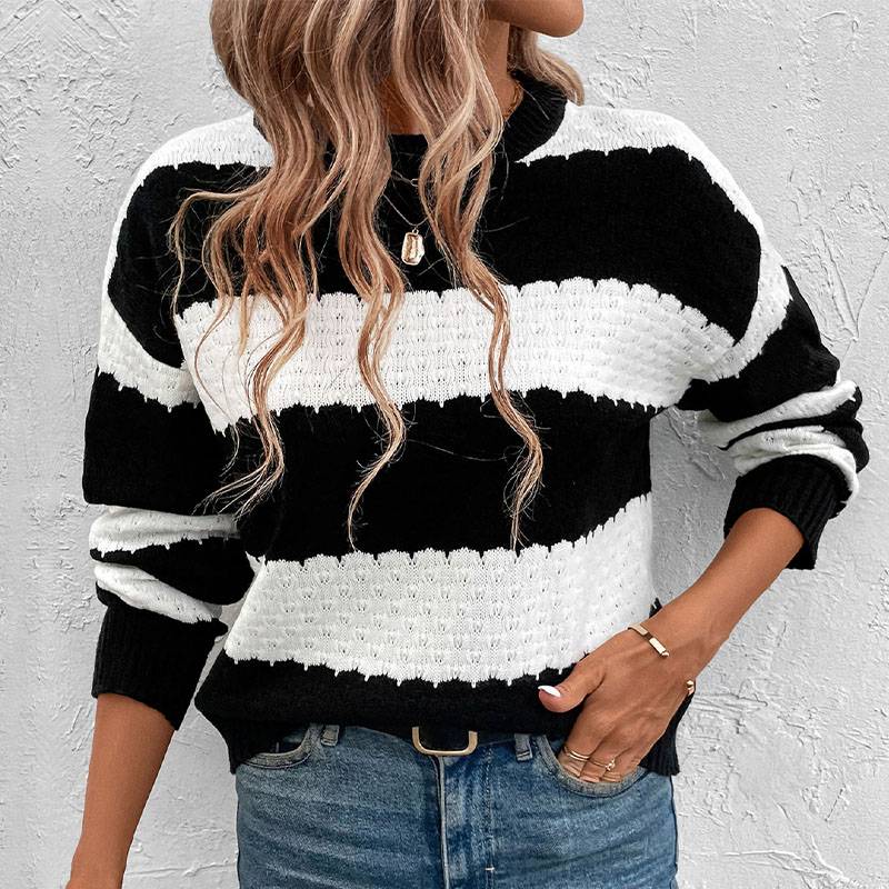 Women's striped sweater