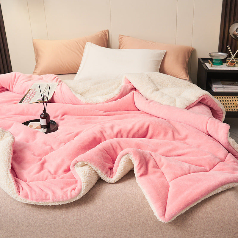 Sherpa Flannel Throw Blanket Dual Texture for Warm Comfort Ideal for Home Decor Lovers
