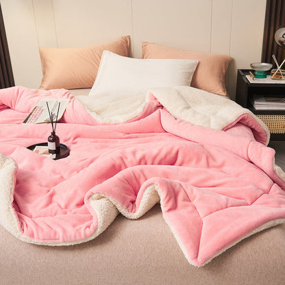 Sherpa Flannel Throw Blanket Dual Texture for Warm Comfort Ideal for Home Decor Lovers