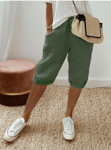 Marlene Cotton Linen Shorts For Women Breathable Comfortable Everyday Wear In Hot Weather