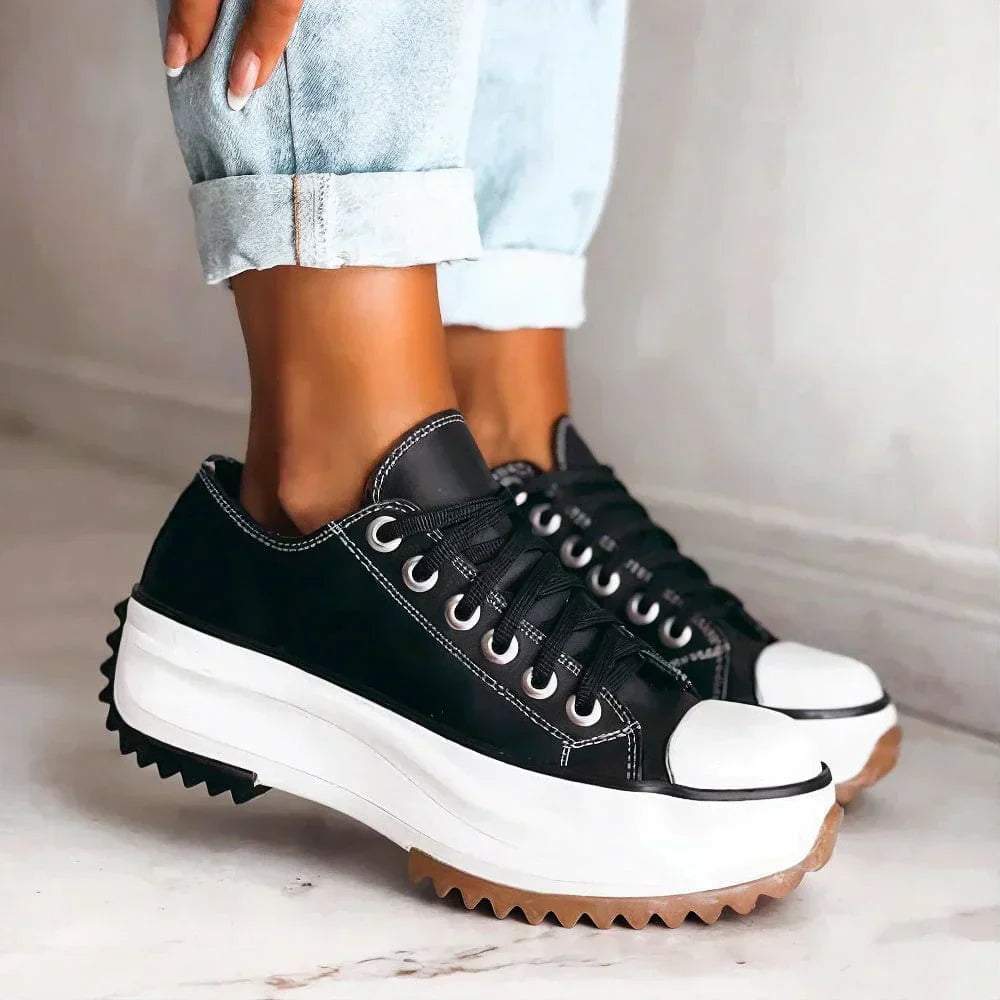 Women's orthopedic sneakers on platform sole | Chunky