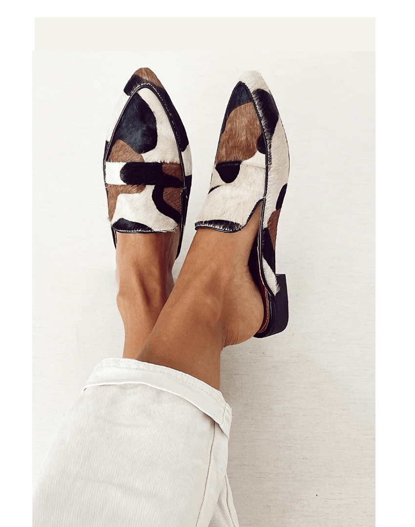 Women's Patterned Loafers with Slip-On Design and Versatile Style - TrendAura