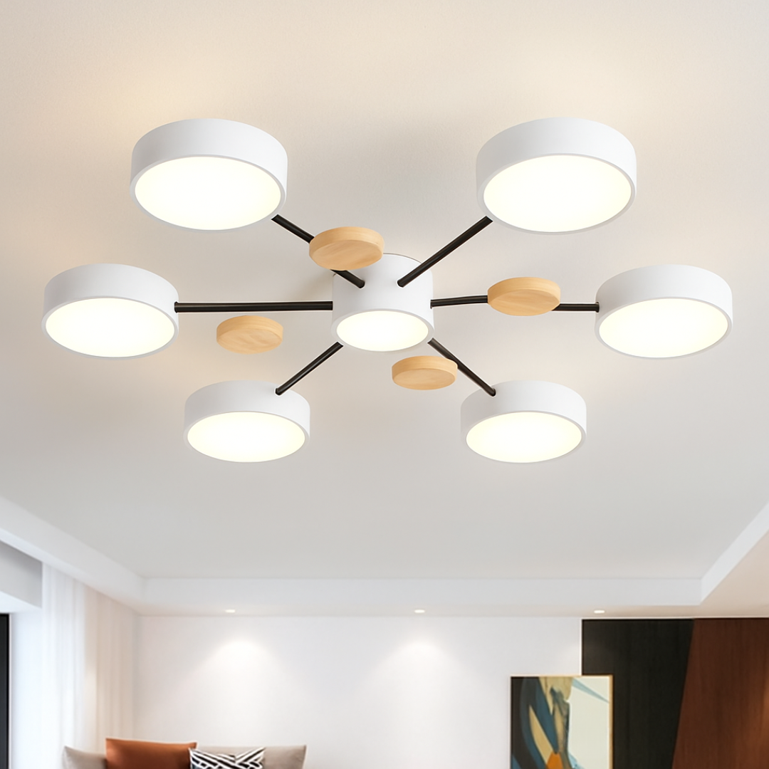 Led Ceiling Light Recessed Fixture With Soft Flicker-Free Illumination For Modern Interiors