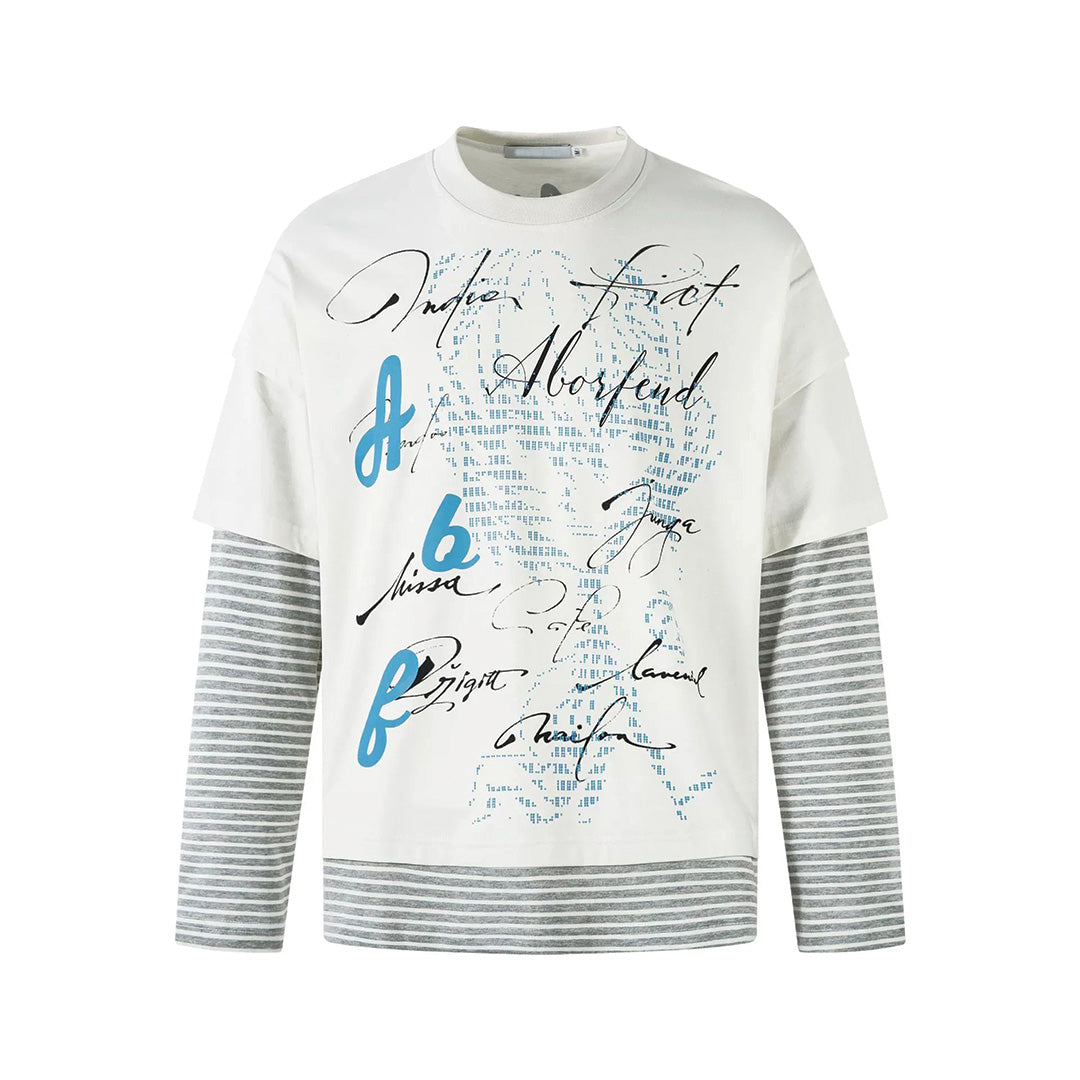 Digital Script Tee