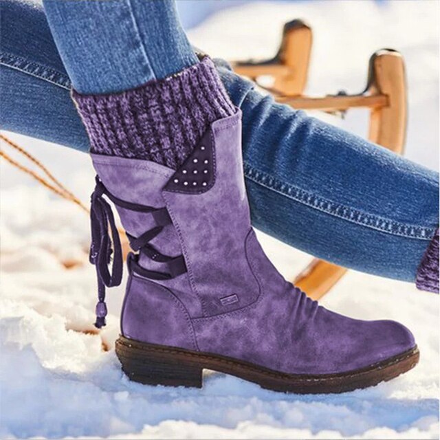 Women's Winter Boots | Non-slip & Lacing