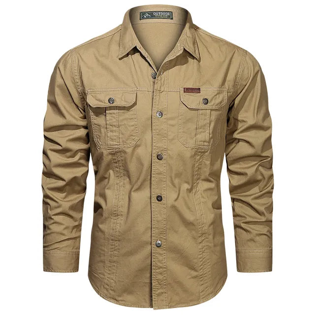 Versatile cargo shirt for men