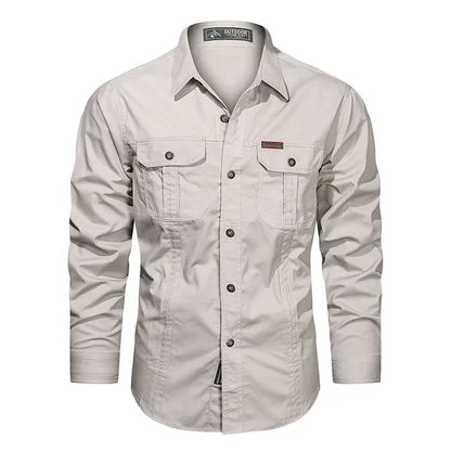 Versatile cargo shirt for men