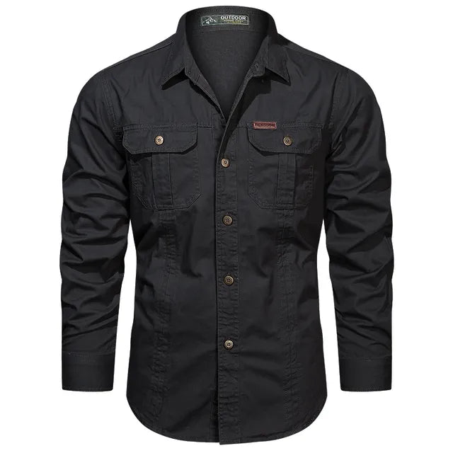 Versatile cargo shirt for men
