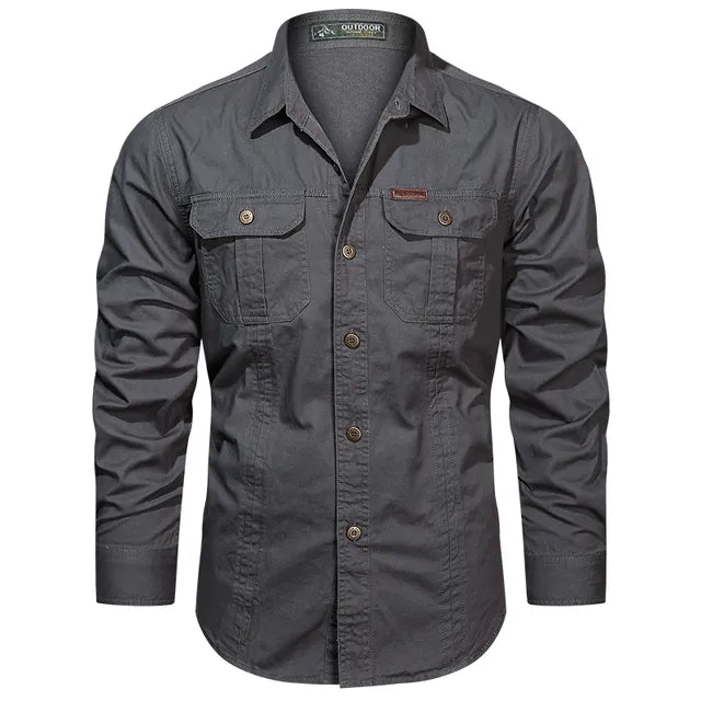 Versatile cargo shirt for men