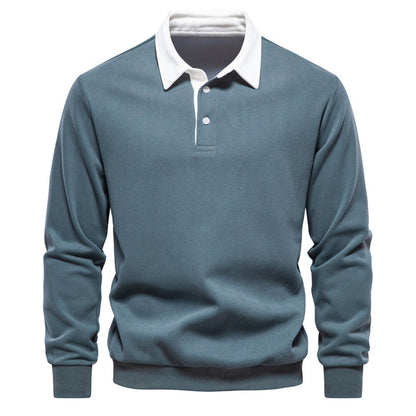 TrendAura - Refined Elegant Polo Pullover