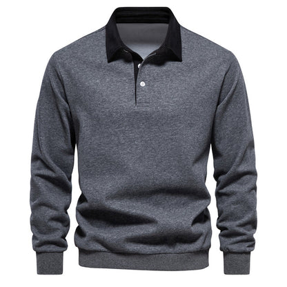 TrendAura - Refined Elegant Polo Pullover
