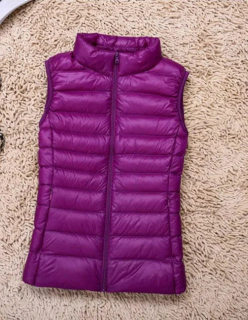 Women's quilted vest | With zipper
