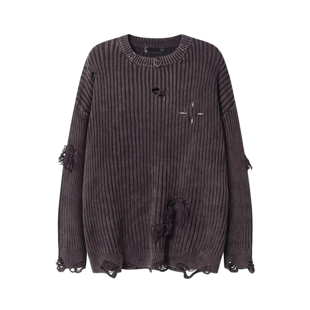 Ribbed Punk Sweater