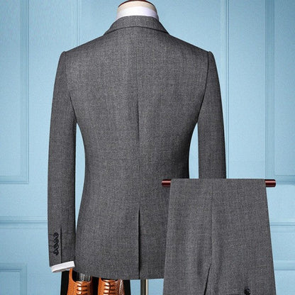 Mens Tan Brown 3 Piece Herringbone Checkered Suit for Formal Occasions by TrendAura