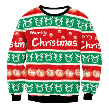 3D Printed Christmas Crewneck Sweat