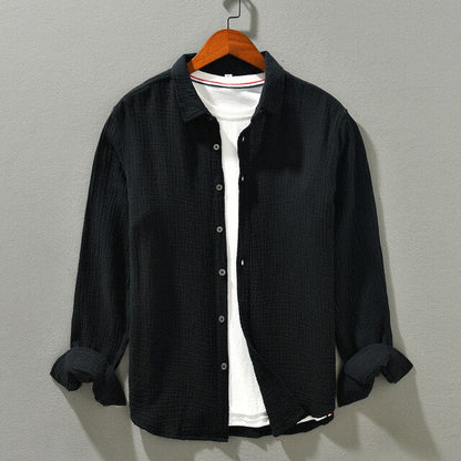 Harvey Men's Oversized Casual Cotton Shirt For Everyday Style Perfect For Work And Weekend