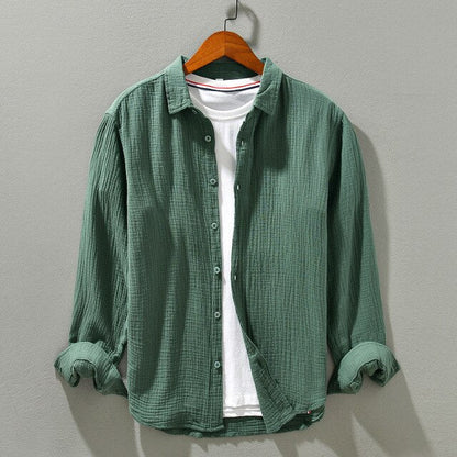 Harvey Men's Oversized Casual Cotton Shirt For Everyday Style Perfect For Work And Weekend