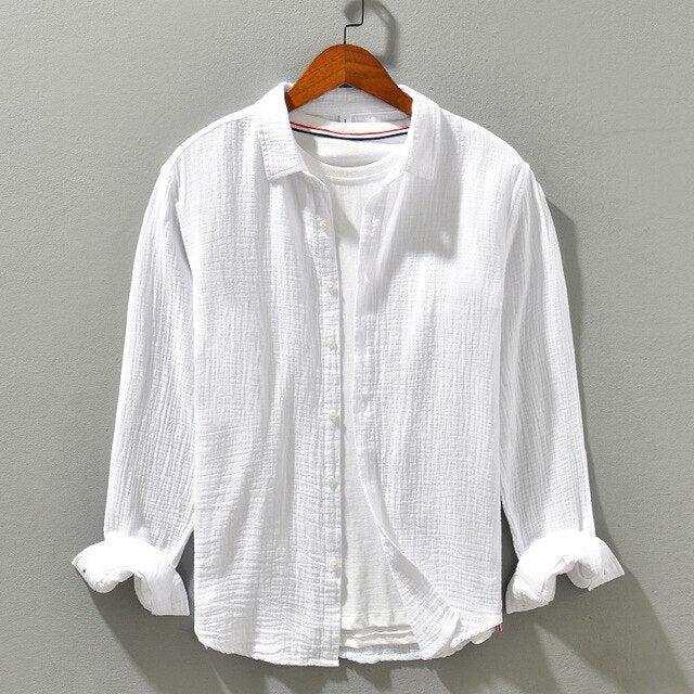 Harvey Men's Oversized Casual Cotton Shirt For Everyday Style Perfect For Work And Weekend