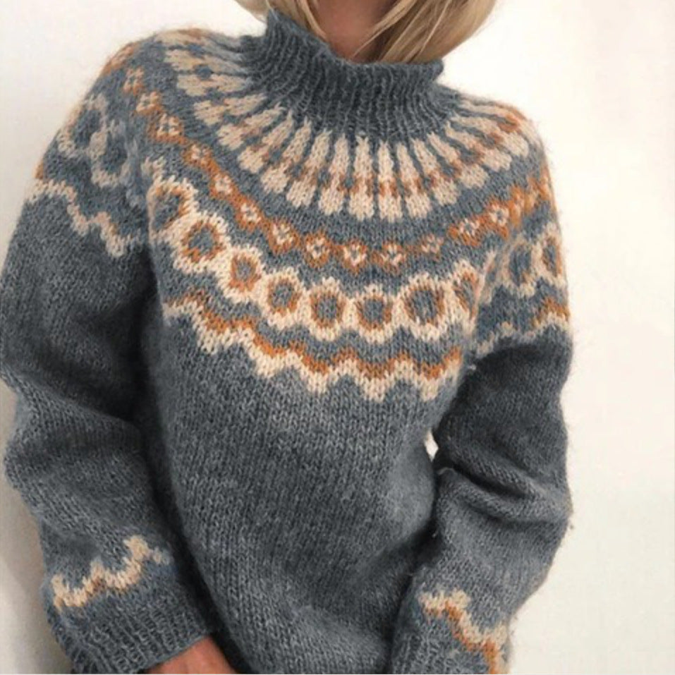 Pull Nienke Women Knit Sweater Luxurious Cozy Warmth Soft Texture With Elegant Pattern Autumn Winter Essential