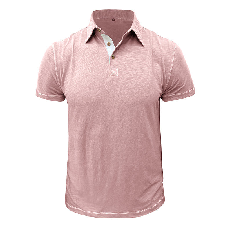 Men's Polo Shirt Soft Cotton Blend For All Day Comfort Breathable Everyday Style