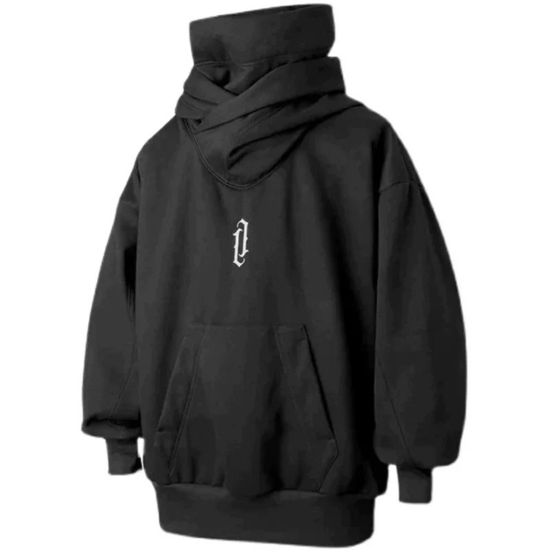 Oversized Double Collar Hoodie For Men With Double Hood And All Day Comfort For Everyday Style