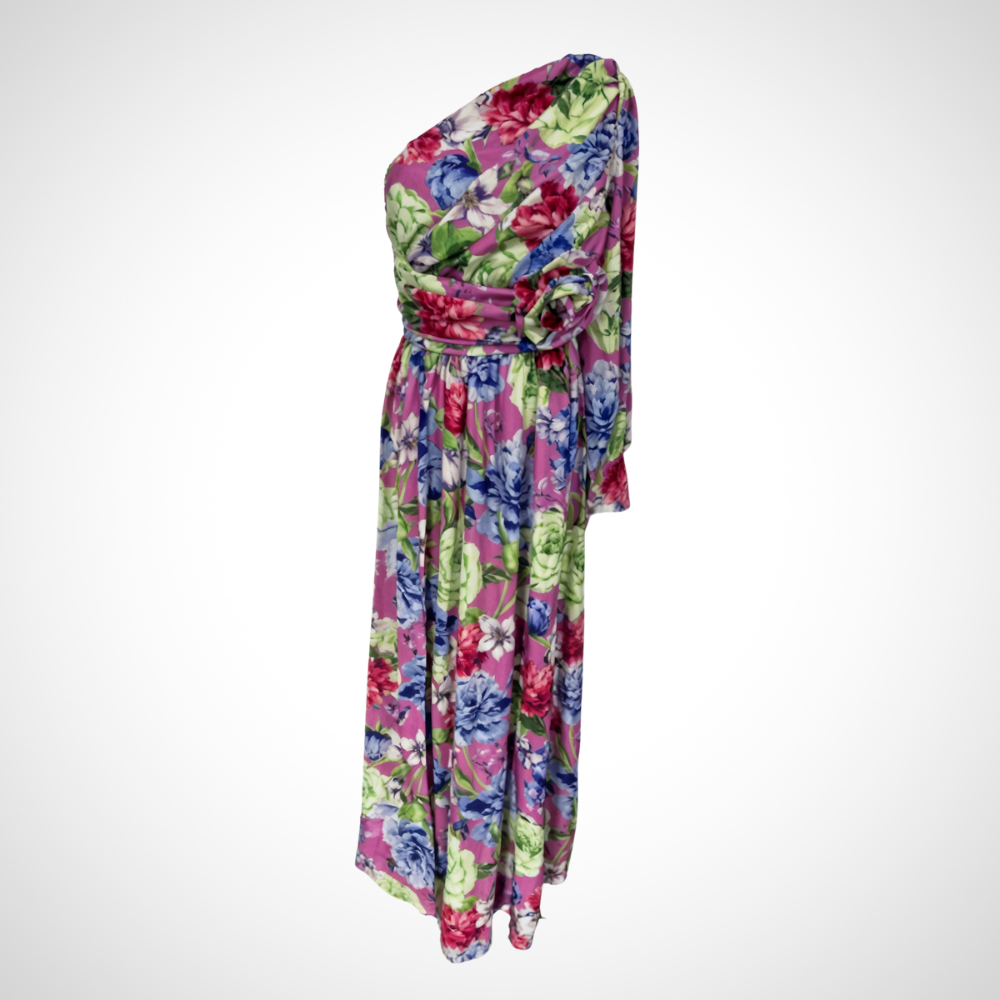 Xara | Asymmetrical Long Dress – Bold Elegance With High Slit