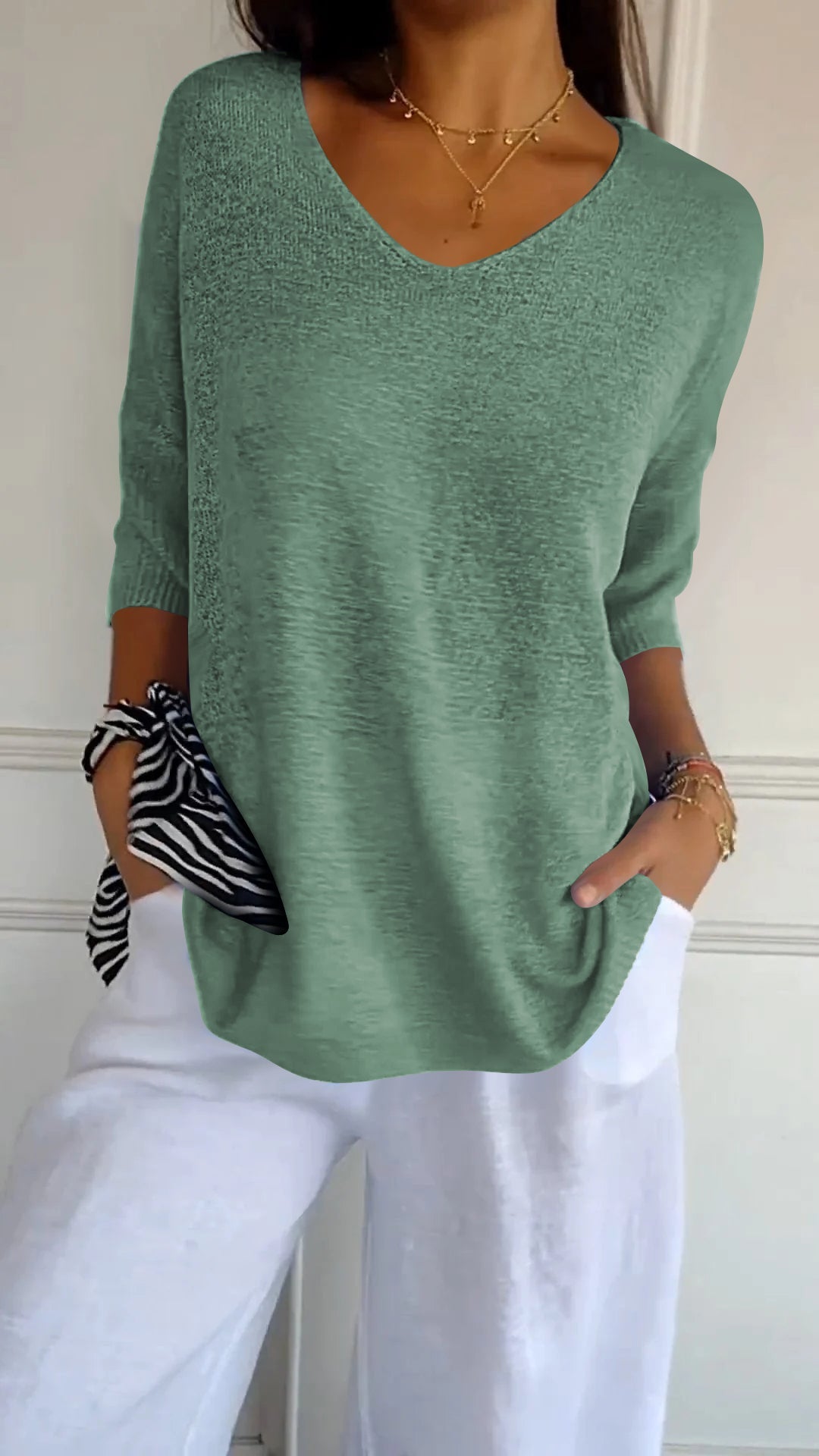 Maartje Classic Knit Top For Women Elegant Comfortable Everyday Essential Wardrobe Staple