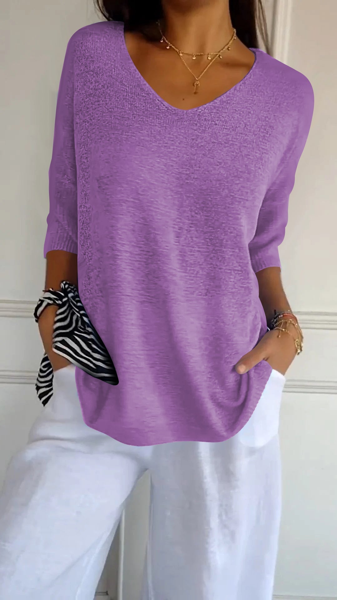 Maartje Classic Knit Top For Women Elegant Comfortable Everyday Essential Wardrobe Staple