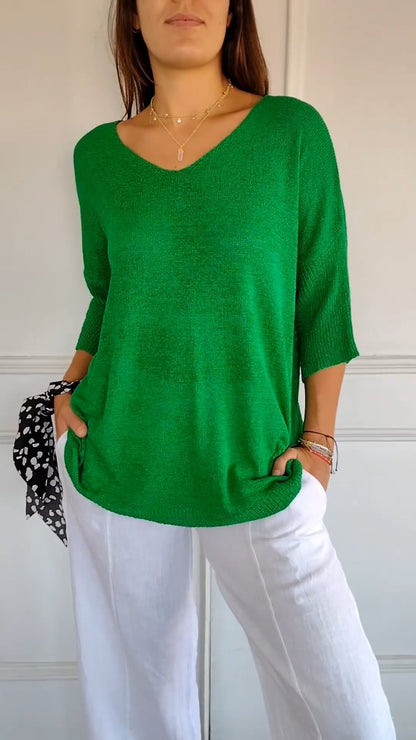 Maartje Classic Knit Top For Women Elegant Comfortable Everyday Essential Wardrobe Staple