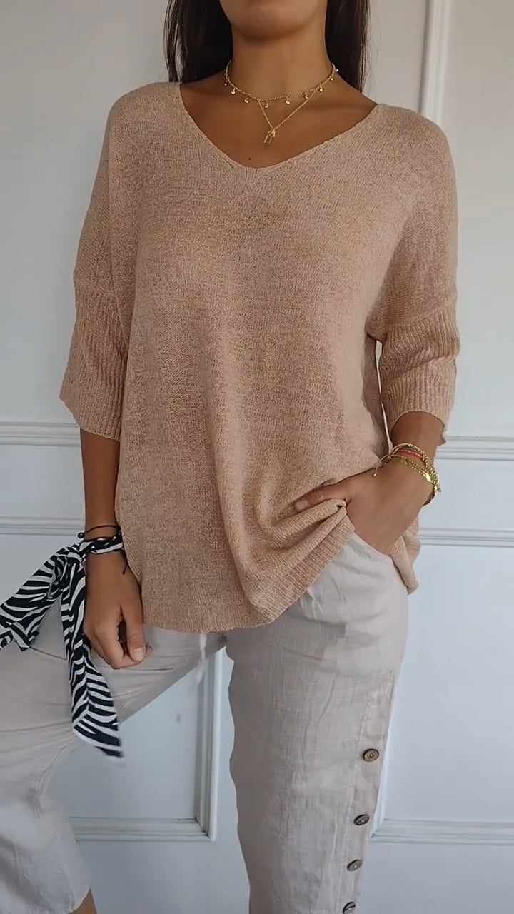 Maartje Classic Knit Top For Women Elegant Comfortable Everyday Essential Wardrobe Staple