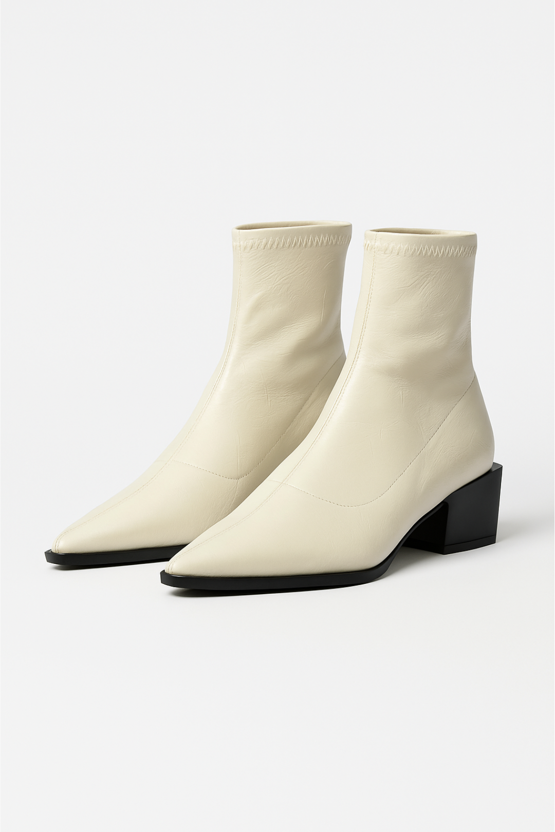 Women’s Metallic Pointed-Toe Boots | Ankle