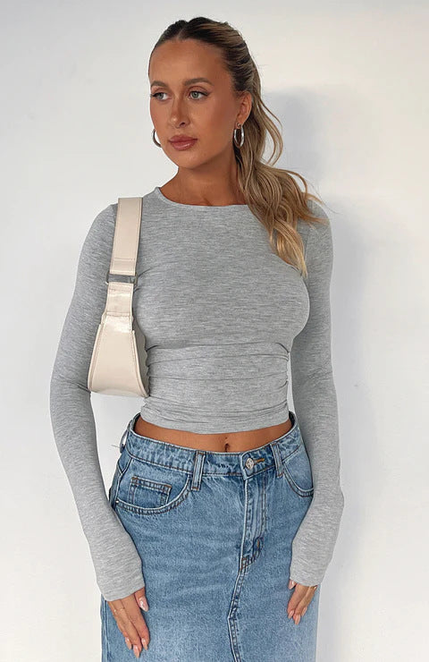Lizzy Women Long Sleeve Top Lightweight Breathable All Day Comfort For Spring Wardrobe Essential