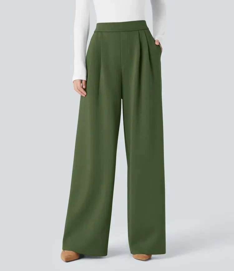 Marit High Waist Pants For Women Classic Elegant Fit With All Day Comfort Ideal For Office And Everyday Wear