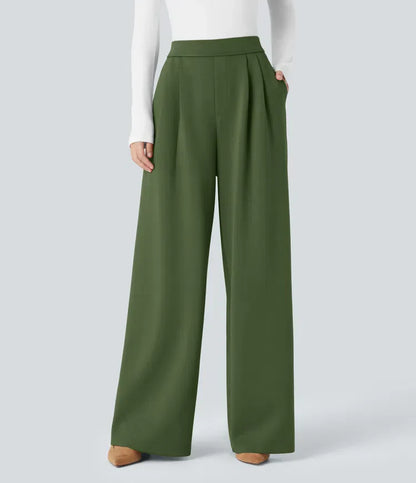 Marit High Waist Pants For Women Classic Elegant Fit With All Day Comfort Ideal For Office And Everyday Wear