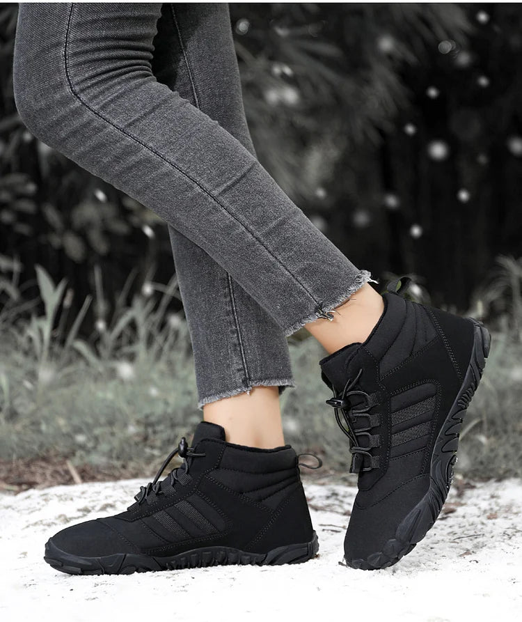 Medasain Waterproof Winter Snow Boots For Unisex Outdoor Adventurers With Cozy Fur Lining