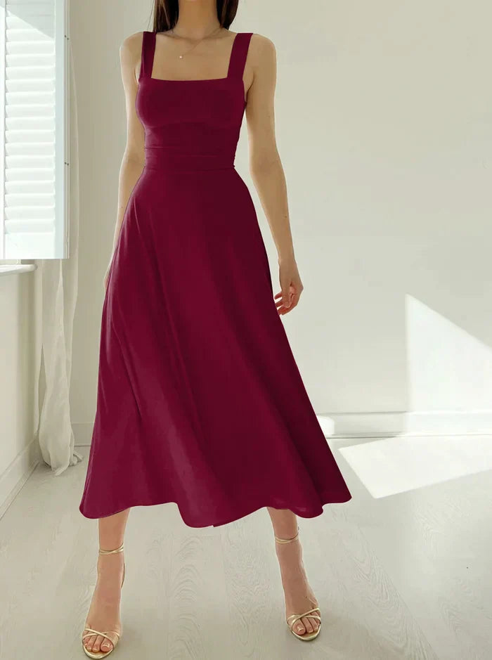Polly Womens Sexy Dress In Luxurious Fabric With Flattering Silhouette And Breathable Comfort