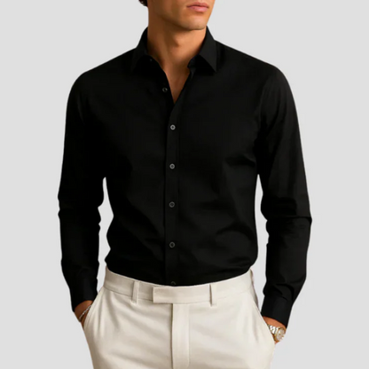TrendAura | Fitted Contrast Shirt