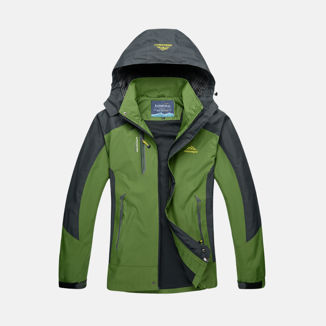 Women’s Jacket - Stand Collar Hood - Full-Zip Closure
