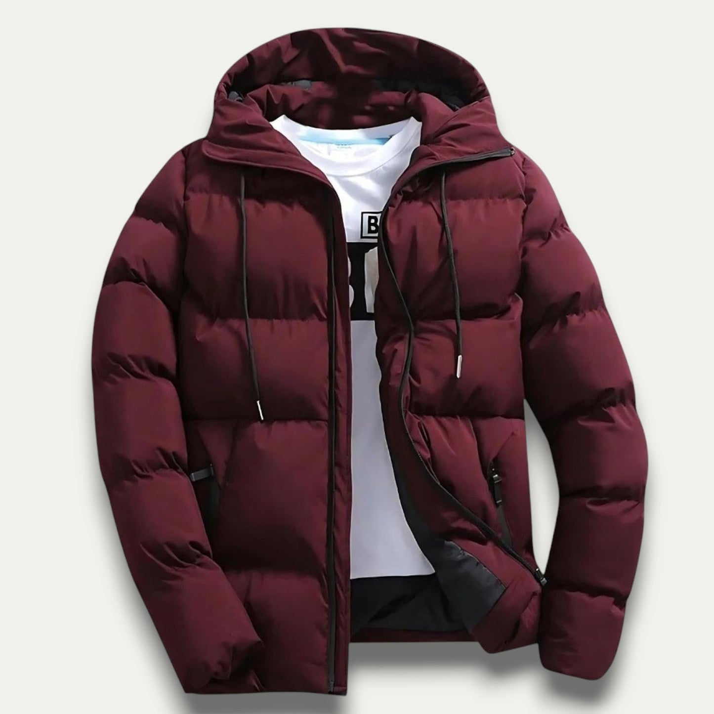 Men's Waterproof Winter Parka Jacket With Warm Lining And Weatherproof Protection