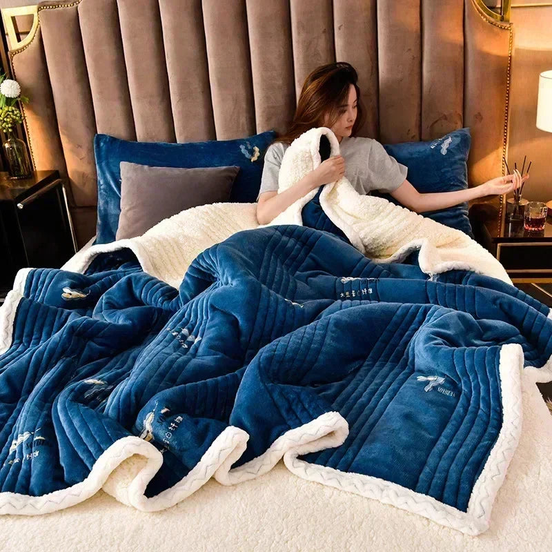 Cozy Floral Sherpa Throw Blanket For Home Use With Ultra Soft Warmth And Snuggle Ready Comfort