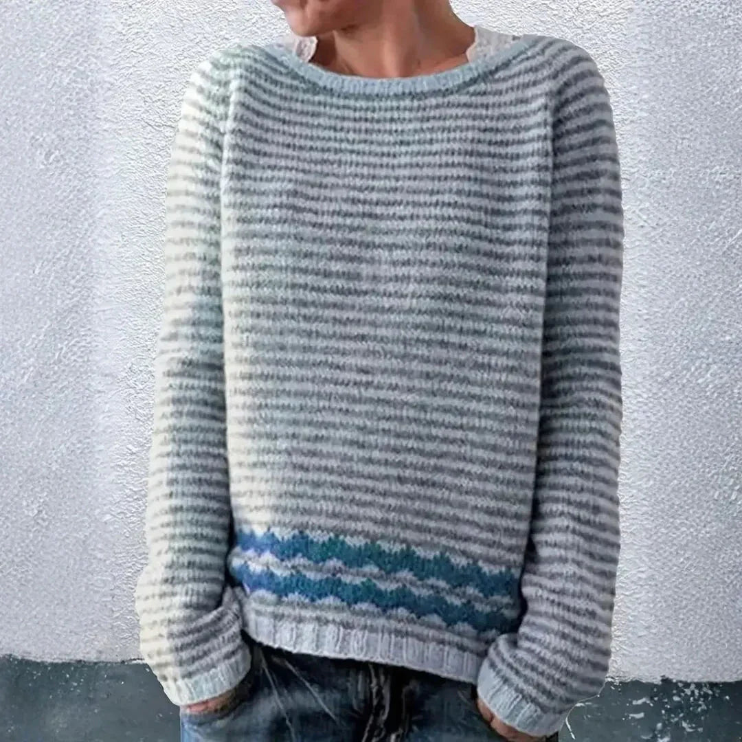 Lulu Striped Knit Sweater
