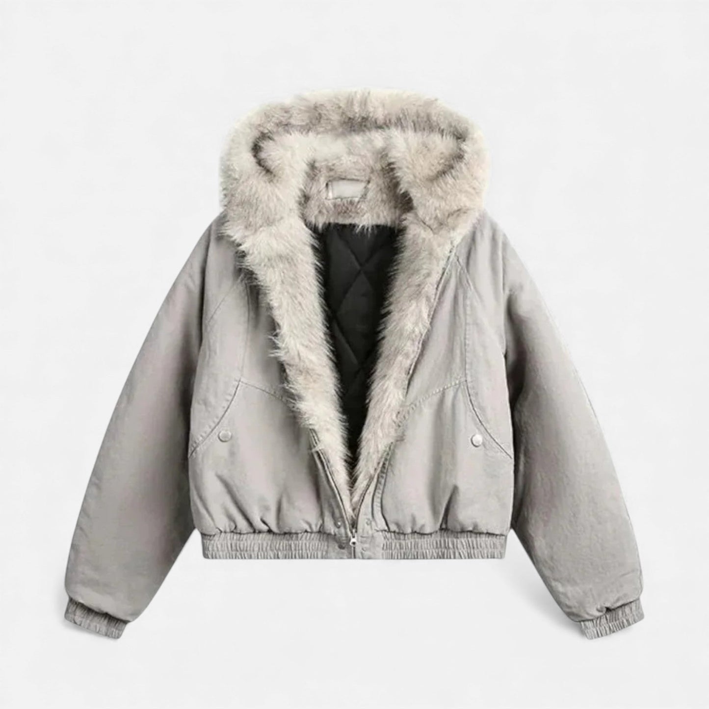 Ancient World | Women's Winter Coat with Fur Collar