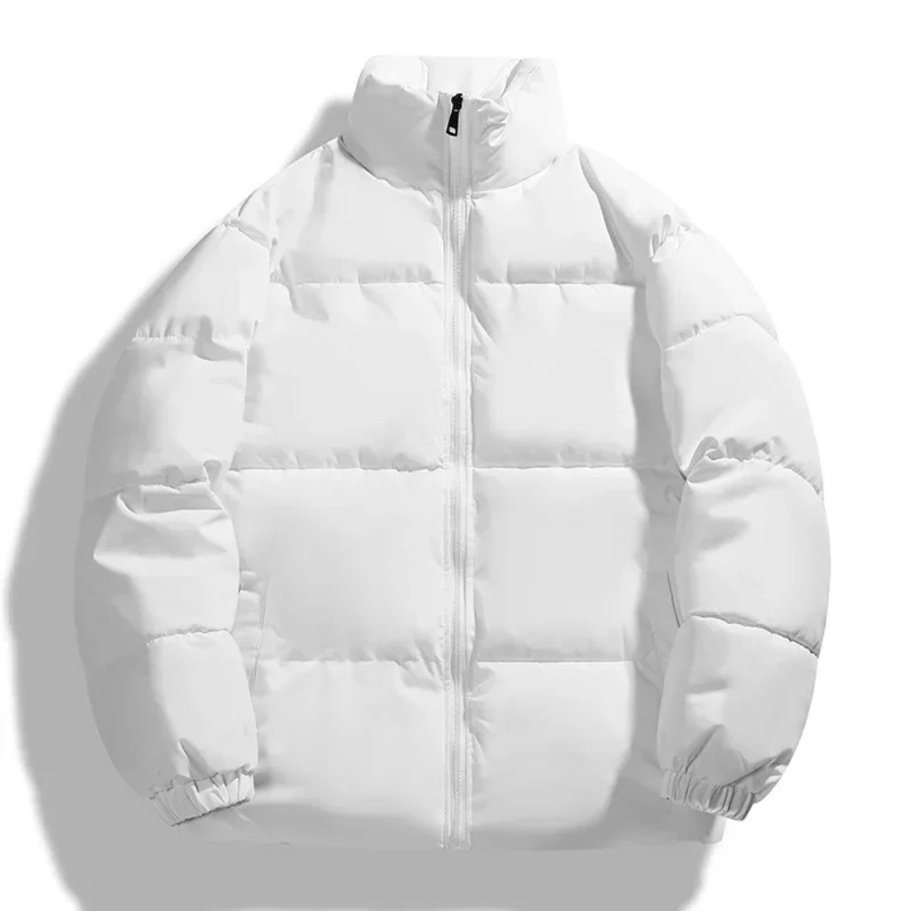 Jay Quilted Winter Jacket For Men Stand Up Collar Warmth And Minimalist Style For Everyday Adventurers